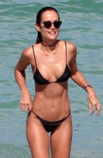 NATALIA BORGES in Bikini at a Beach in Miami 07/02/2017