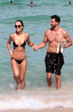 NATALIA BORGES in Bikini at a Beach in Miami 07/02/2017