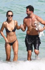 NATALIA BORGES in Bikini at a Beach in Miami 07/02/2017