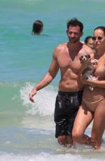 NATALIA BORGES in Bikini at a Beach in Miami 07/09/2017