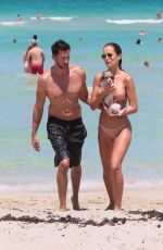 NATALIA BORGES in Bikini at a Beach in Miami 07/09/2017