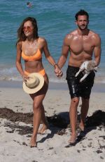 NATALIA BORGES in Bikini on the Beach in Miami 07/01/2017