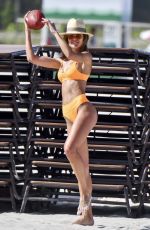 NATALIA BORGES in Bikini on the Beach in Miami 07/01/2017