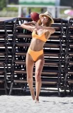 NATALIA BORGES in Bikini on the Beach in Miami 07/01/2017