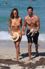 NATALIA BORGES in Bikini on the Beach in Miami 07/01/2017
