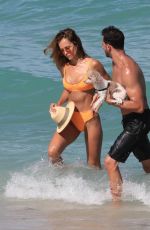 NATALIA BORGES in Bikini on the Beach in Miami 07/01/2017