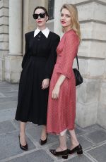 NATALIA VODIANOVA and ULYANA SERGEENKO Leaves Sergeenko