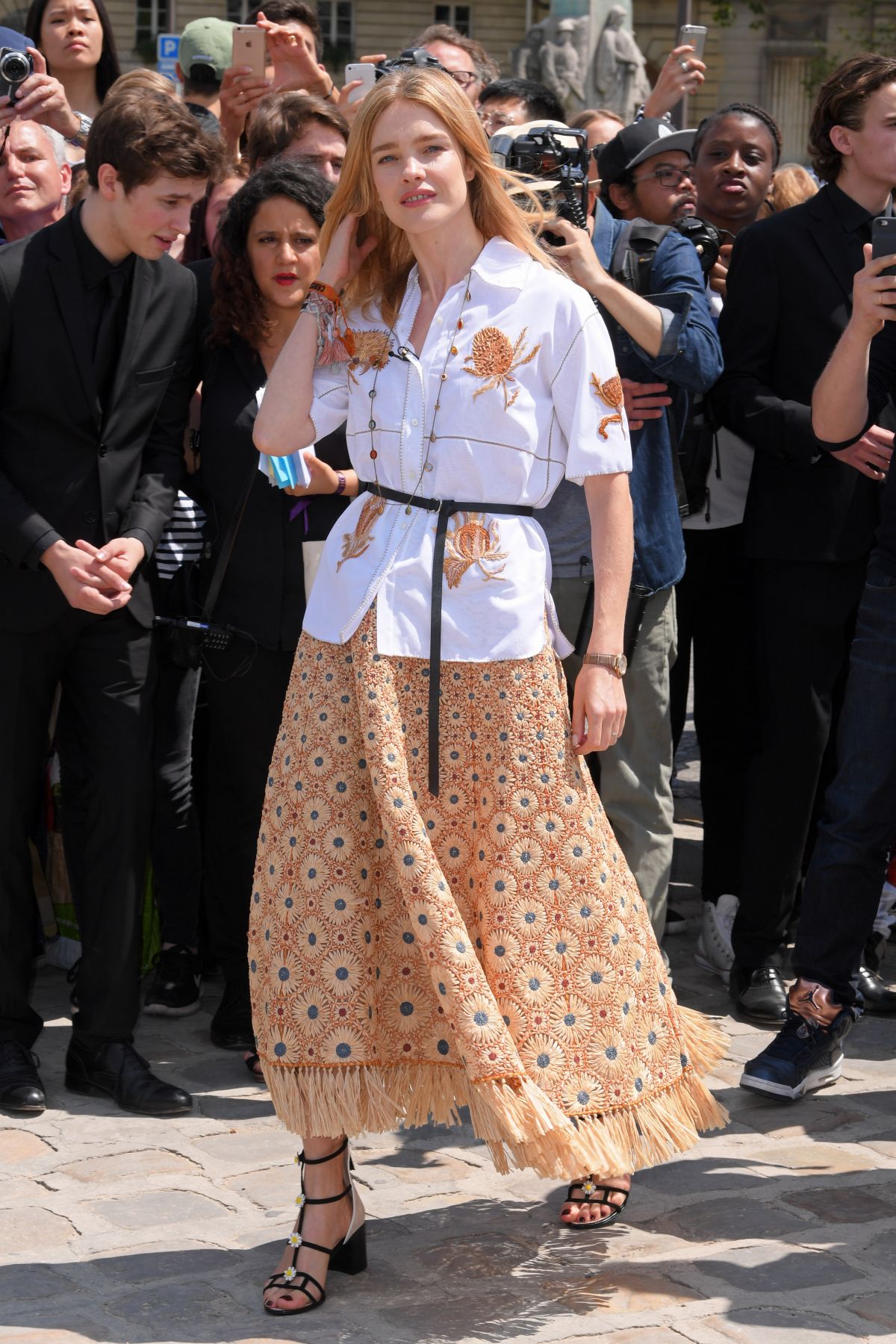 NATALIA VODIANOVA at Christian Dior Show at Haute Couture Fashion Week ...