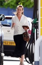 NATALIE CASSIDY at a Gas Station in Hertfordshire 07/05/2017