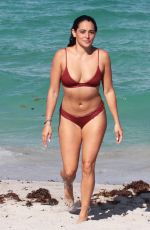 NATALIE MARTINEZ in Bikini at a Beach in Miami 07/08/2017