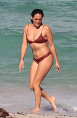 NATALIE MARTINEZ in Bikini at a Beach in Miami 07/08/2017