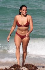 NATALIE MARTINEZ in Bikini at a Beach in Miami 07/08/2017