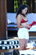 NATALIE MARTINEZ in Bikini at Her Hotel Pool in Miami 07/02/2017