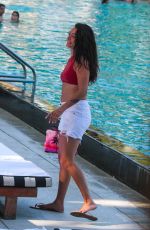 NATALIE MARTINEZ in Bikini at Her Hotel Pool in Miami 07/02/2017