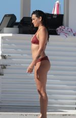 NATALIE MARTINEZ in Bikini on the Beach in Miami 07/05/2017