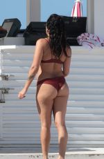 NATALIE MARTINEZ in Bikini on the Beach in Miami 07/05/2017