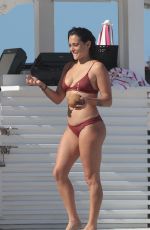 NATALIE MARTINEZ in Bikini on the Beach in Miami 07/05/2017