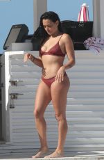 NATALIE MARTINEZ in Bikini on the Beach in Miami 07/05/2017