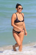 NATALIE MARTINEZ in Bikini on the Beach in Miami 07/14/2017