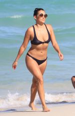 NATALIE MARTINEZ in Bikini on the Beach in Miami 07/14/2017