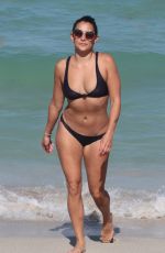 NATALIE MARTINEZ in Bikini on the Beach in Miami 07/14/2017