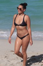 NATALIE MARTINEZ in Bikini on the Beach in Miami 07/14/2017