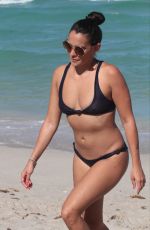 NATALIE MARTINEZ in Bikini on the Beach in Miami 07/14/2017