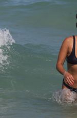 NATALIE MARTINEZ in Bikini on the Beach in Miami 07/14/2017