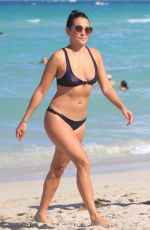 NATALIE MARTINEZ in Bikini on the Beach in Miami 07/14/2017