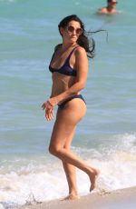 NATALIE MARTINEZ in Bikini on the Beach in Miami 07/14/2017