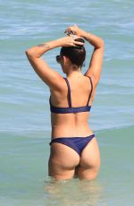 NATALIE MARTINEZ in Bikini on the Beach in Miami 07/14/2017