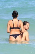 NATALIE MARTINEZ in Bikini on the Beach in Miami 07/14/2017