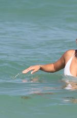 NATALIE MARTINEZ in Swimsuit at a Beach in Miami 07/08/2017