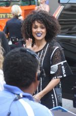 NATHALIE EMMANUEL Arrives at Comic-con in San Diego 07/21/2017