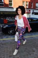 NATHALIE EMMANUELL Out in London 07/03/2017