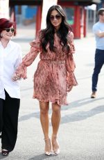 NICOLE SCHERZINGER and SHARON OSBOURNE at The X Factor Auditions in Surrey 07/09/2017