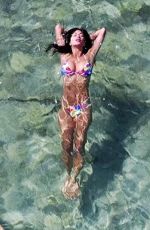 NICOLE SCHERZINGER in Bikini at a Beach in Mykonos 07/02/2017