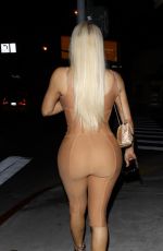 NIKKI MUDARRIS Leaves Boa Steakhouse in West Hollywood 07/15/2017