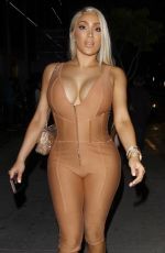 NIKKI MUDARRIS Leaves Boa Steakhouse in West Hollywood 07/15/2017