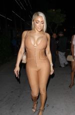 NIKKI MUDARRIS Leaves Boa Steakhouse in West Hollywood 07/15/2017