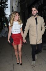 NIKKI SANDERSON  and Greg Whitehust Night Out in Manchester 06/29/2017