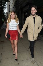 NIKKI SANDERSON  and Greg Whitehust Night Out in Manchester 06/29/2017