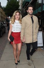 NIKKI SANDERSON  and Greg Whitehust Night Out in Manchester 06/29/2017