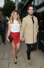 NIKKI SANDERSON  and Greg Whitehust Night Out in Manchester 06/29/2017