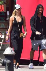 NINA AGDAL in Tights Out and About in New York 06/29/2017