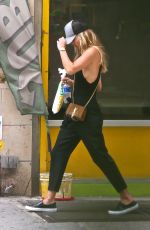 NINA AGDAL in Tights Out and About in New York 06/29/2017