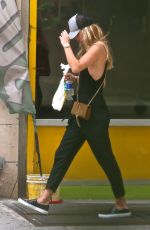 NINA AGDAL in Tights Out and About in New York 06/29/2017