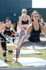 NINA DOBREV at Reebok & Les Mills Present Ultimate Staycation in New York 07/20/2017
