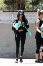NINA DOBREV Leaves a Gym in Los Angeles 07/18/2017