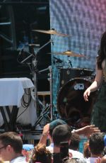NOAH CYRUS Performs at Y100 Mack-a-poolooza Festival in Miami 07/15/2017